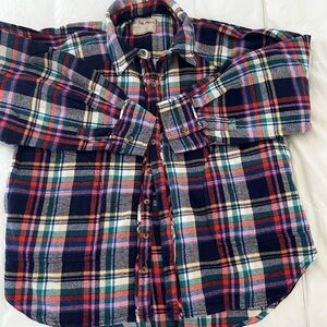 We The Free Multicolor Plaid Women’s Button Down Shirt
